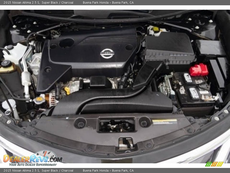 2015 Nissan Altima 2.5 S Super Black / Charcoal Photo #32