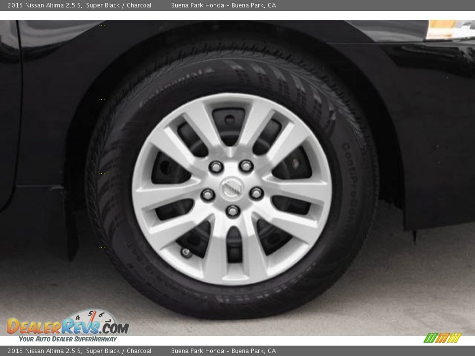 2015 Nissan Altima 2.5 S Super Black / Charcoal Photo #36