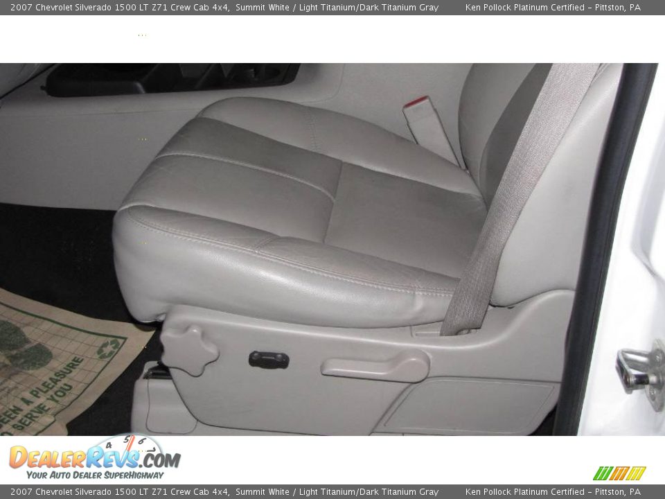 2007 Chevrolet Silverado 1500 LT Z71 Crew Cab 4x4 Summit White / Light Titanium/Dark Titanium Gray Photo #11