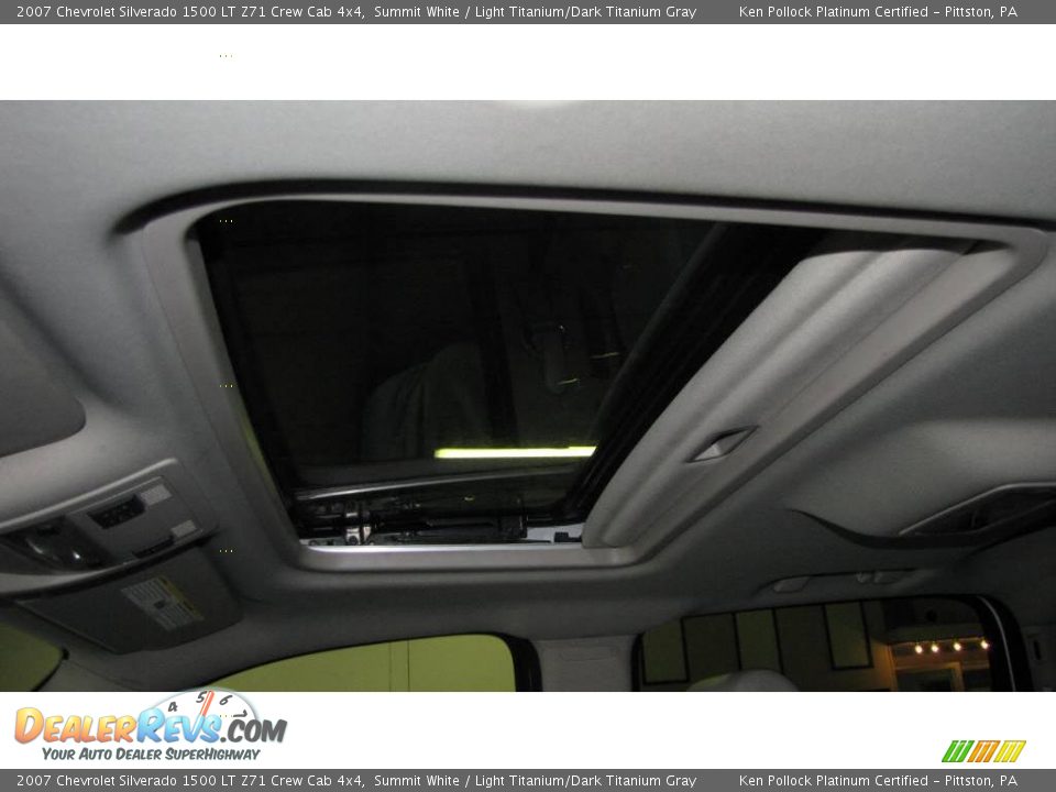 2007 Chevrolet Silverado 1500 LT Z71 Crew Cab 4x4 Summit White / Light Titanium/Dark Titanium Gray Photo #16
