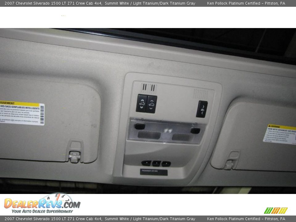 2007 Chevrolet Silverado 1500 LT Z71 Crew Cab 4x4 Summit White / Light Titanium/Dark Titanium Gray Photo #17