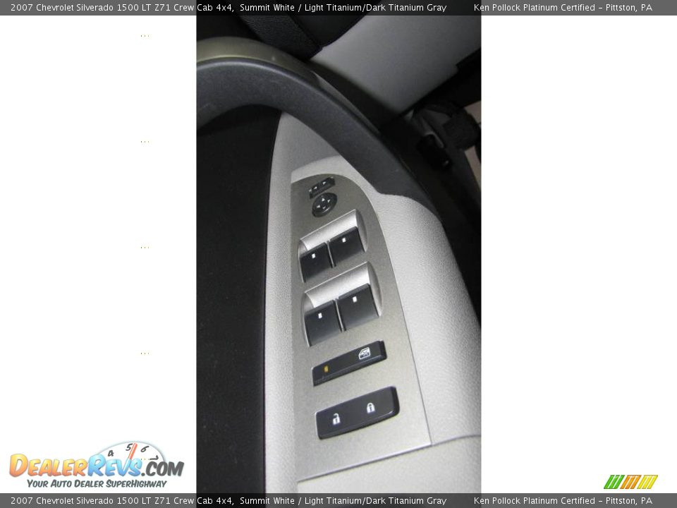 2007 Chevrolet Silverado 1500 LT Z71 Crew Cab 4x4 Summit White / Light Titanium/Dark Titanium Gray Photo #23