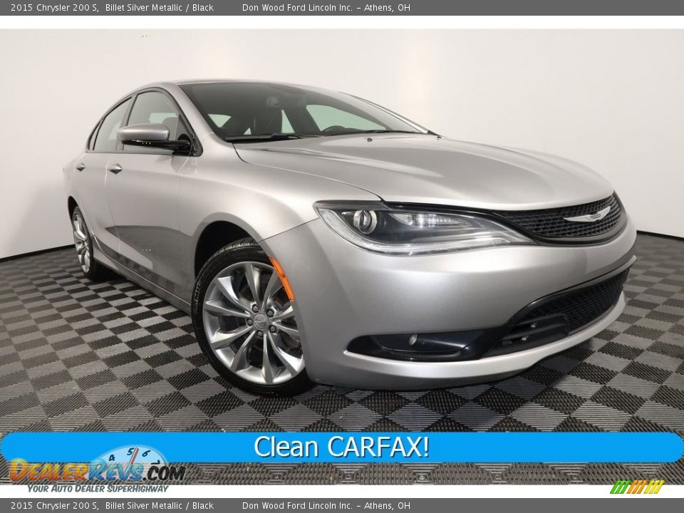 2015 Chrysler 200 S Billet Silver Metallic / Black Photo #1