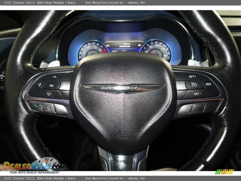 2015 Chrysler 200 S Billet Silver Metallic / Black Photo #19