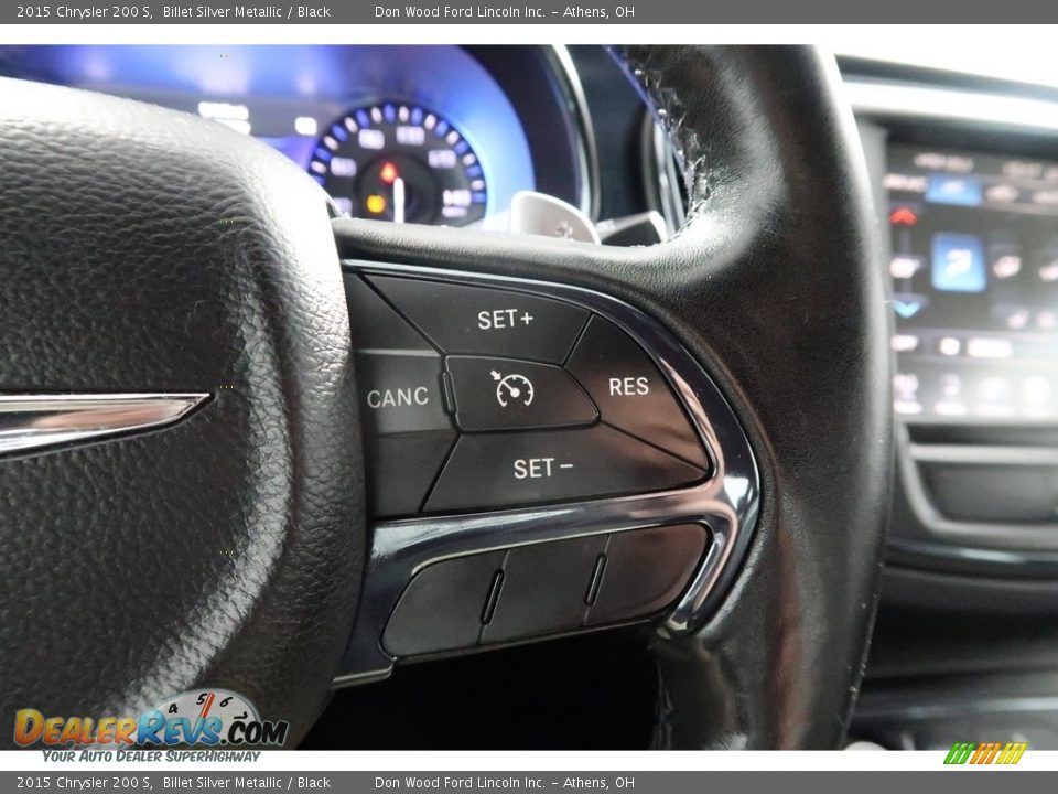 2015 Chrysler 200 S Billet Silver Metallic / Black Photo #34