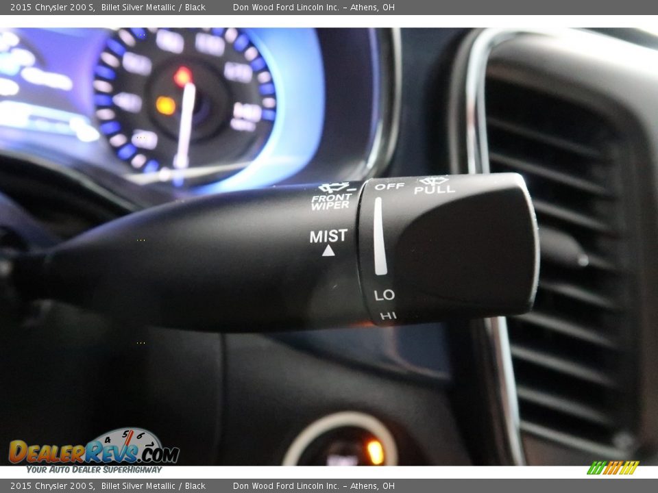 2015 Chrysler 200 S Billet Silver Metallic / Black Photo #36