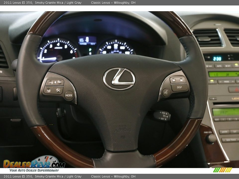2011 Lexus ES 350 Smoky Granite Mica / Light Gray Photo #7