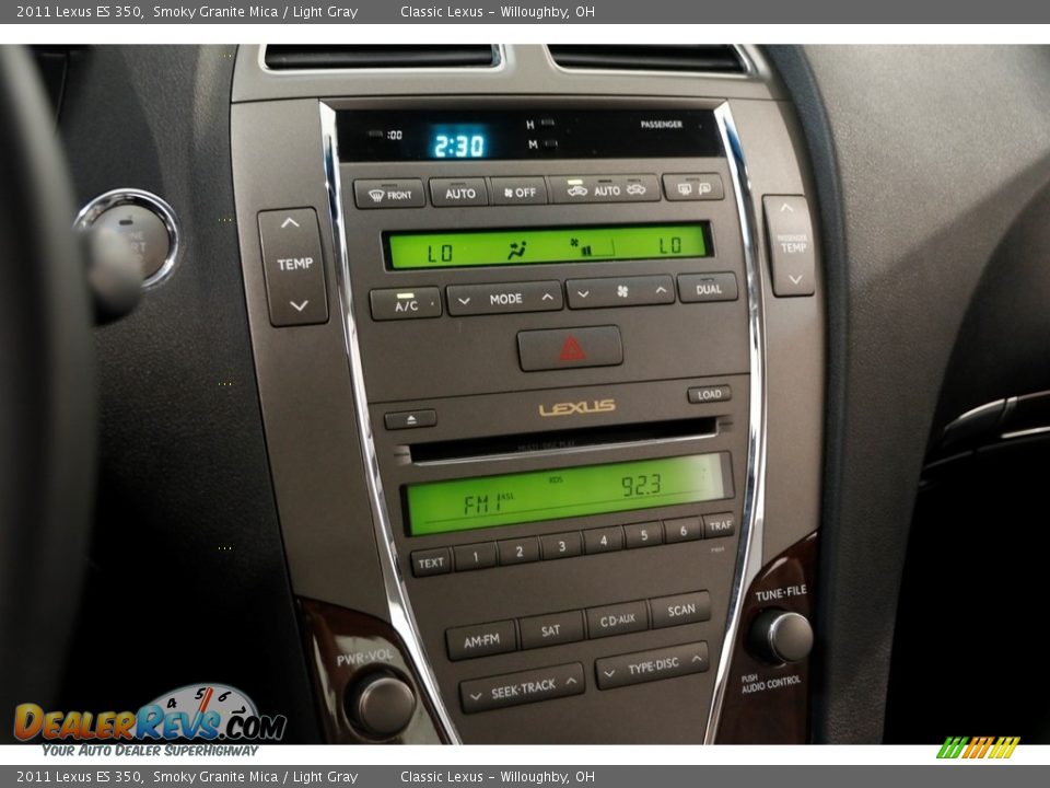 2011 Lexus ES 350 Smoky Granite Mica / Light Gray Photo #9