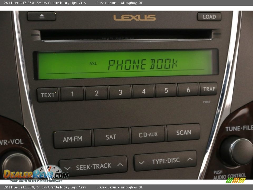 2011 Lexus ES 350 Smoky Granite Mica / Light Gray Photo #11