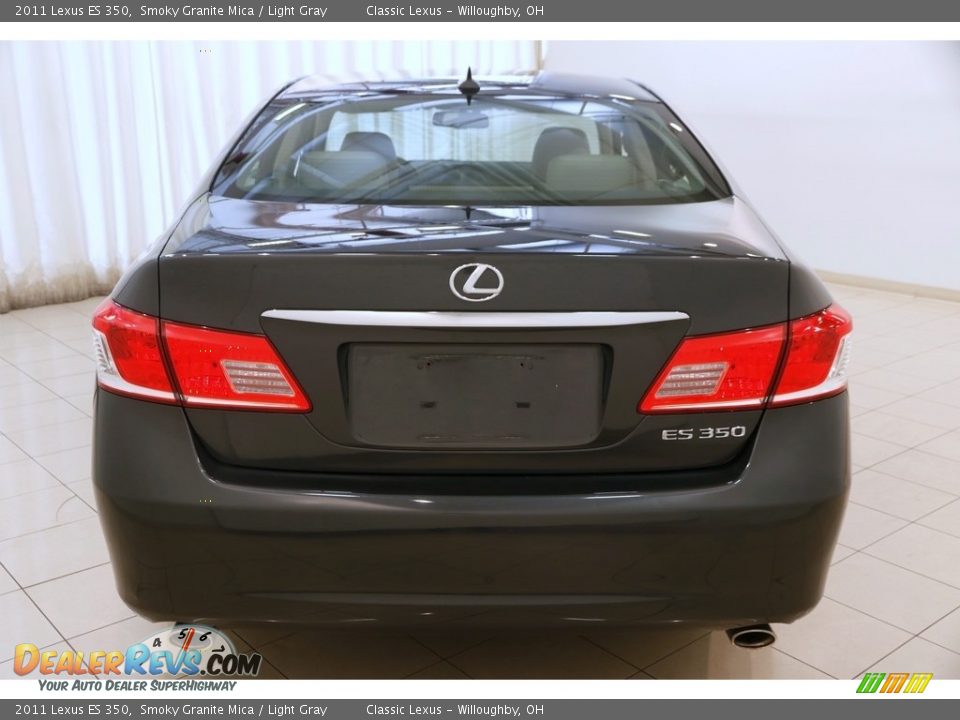 2011 Lexus ES 350 Smoky Granite Mica / Light Gray Photo #17