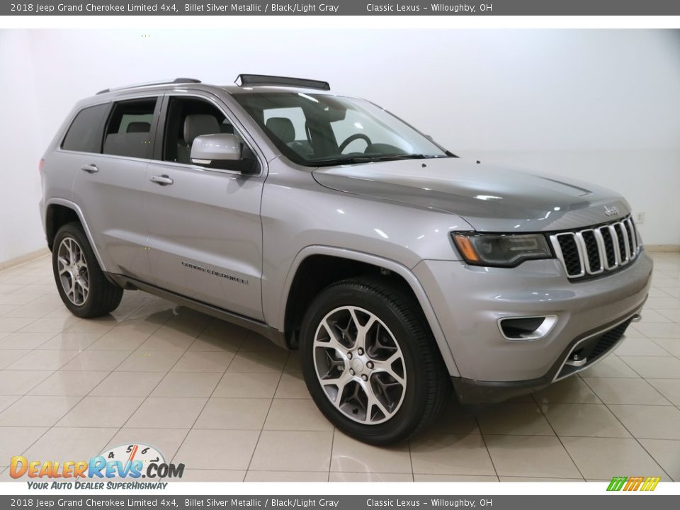 2018 Jeep Grand Cherokee Limited 4x4 Billet Silver Metallic / Black/Light Gray Photo #1