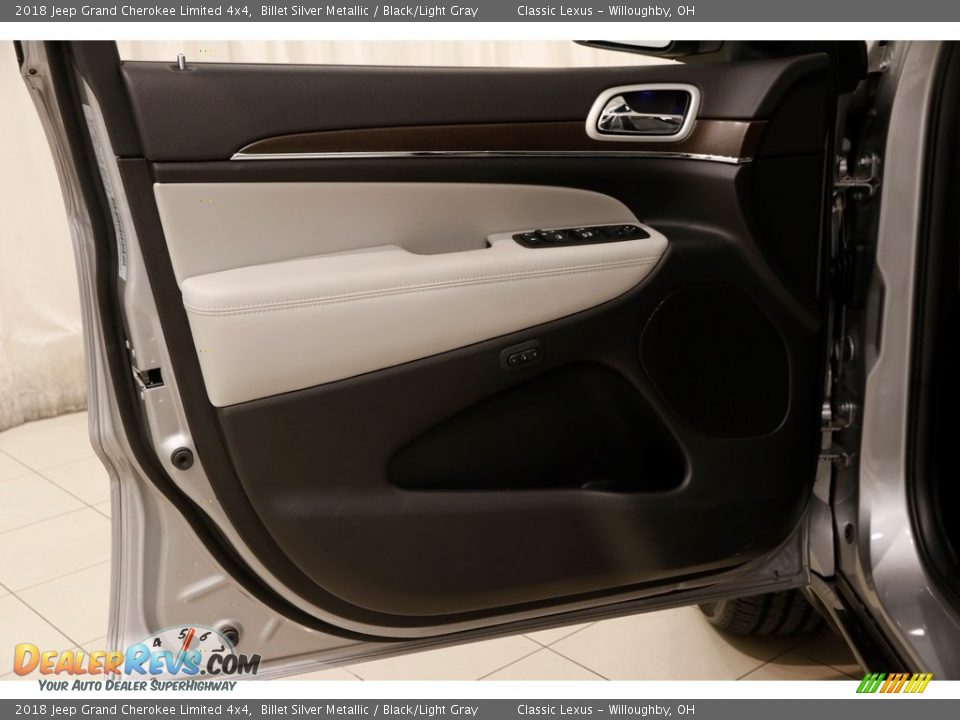 2018 Jeep Grand Cherokee Limited 4x4 Billet Silver Metallic / Black/Light Gray Photo #4