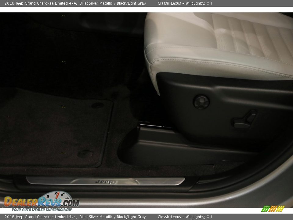 2018 Jeep Grand Cherokee Limited 4x4 Billet Silver Metallic / Black/Light Gray Photo #6