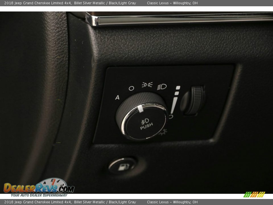 2018 Jeep Grand Cherokee Limited 4x4 Billet Silver Metallic / Black/Light Gray Photo #7