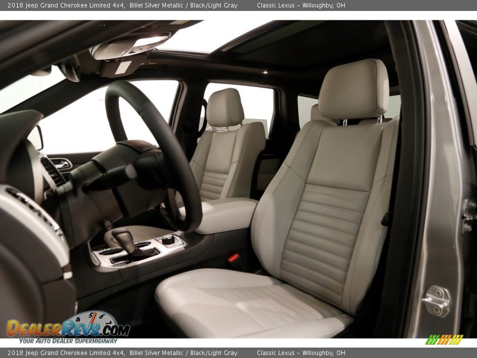 2018 Jeep Grand Cherokee Limited 4x4 Billet Silver Metallic / Black/Light Gray Photo #8