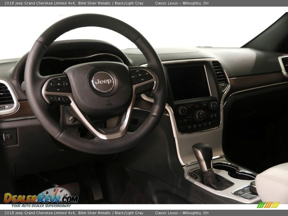 2018 Jeep Grand Cherokee Limited 4x4 Billet Silver Metallic / Black/Light Gray Photo #9