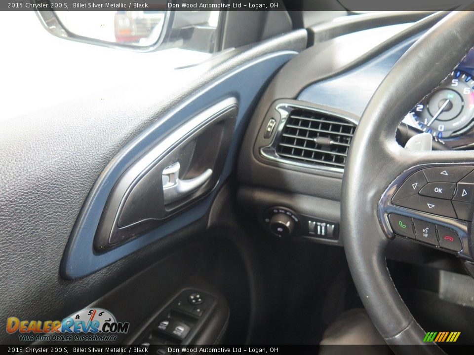 2015 Chrysler 200 S Billet Silver Metallic / Black Photo #12