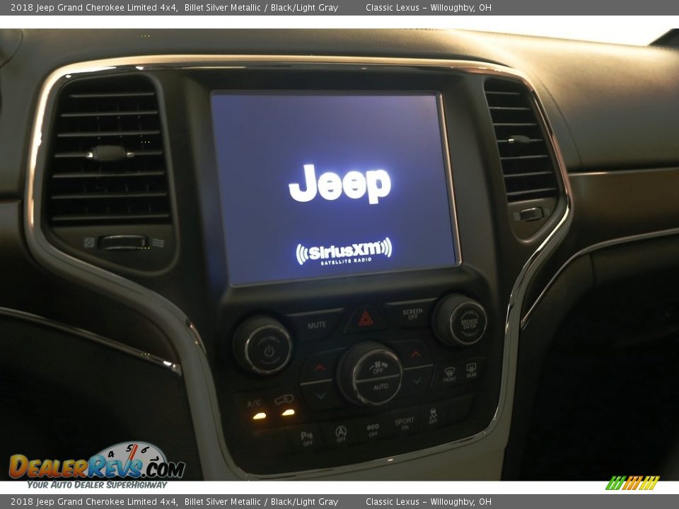 2018 Jeep Grand Cherokee Limited 4x4 Billet Silver Metallic / Black/Light Gray Photo #13