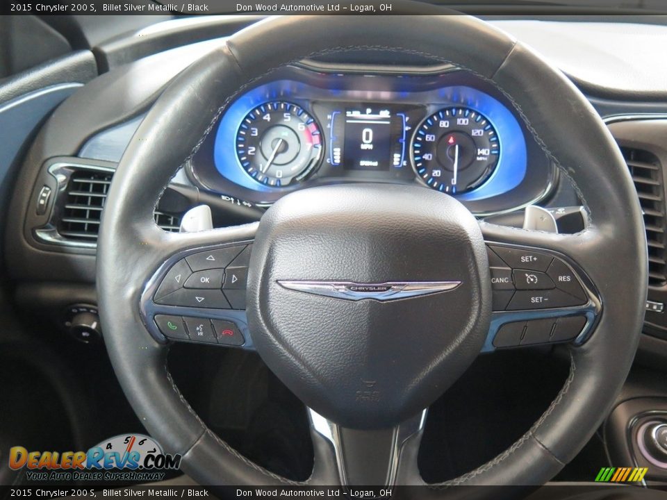 2015 Chrysler 200 S Billet Silver Metallic / Black Photo #13