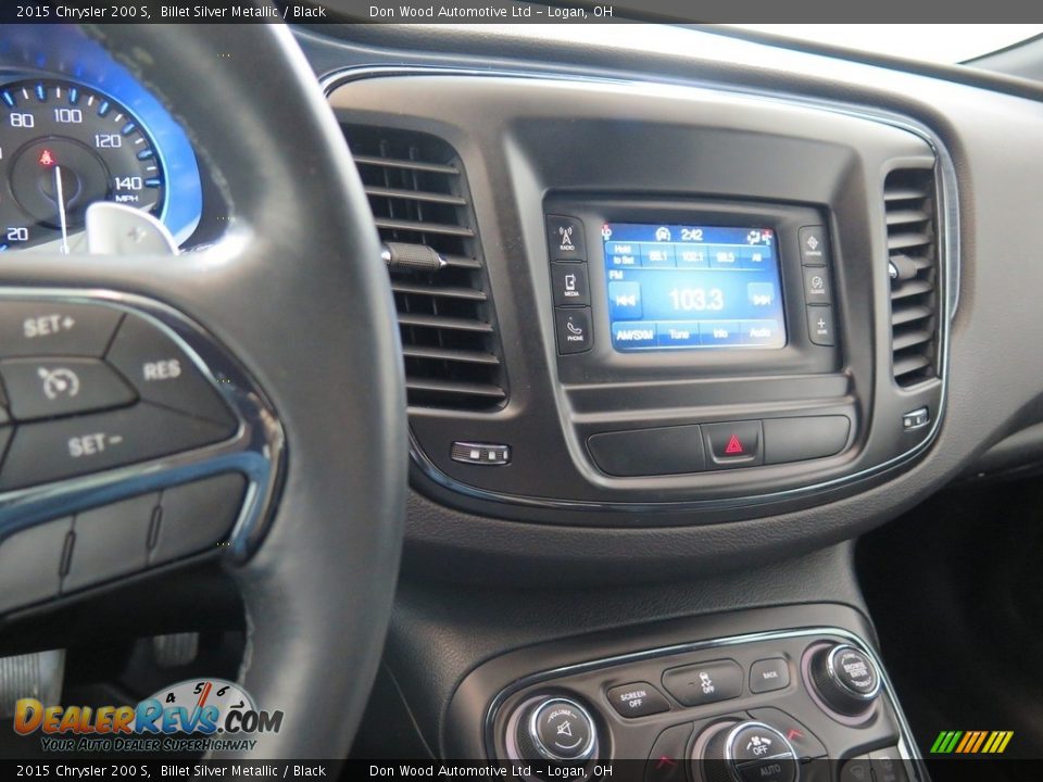 2015 Chrysler 200 S Billet Silver Metallic / Black Photo #14