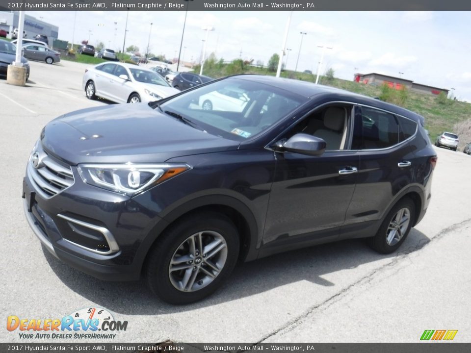 2017 Hyundai Santa Fe Sport AWD Platinum Graphite / Beige Photo #5