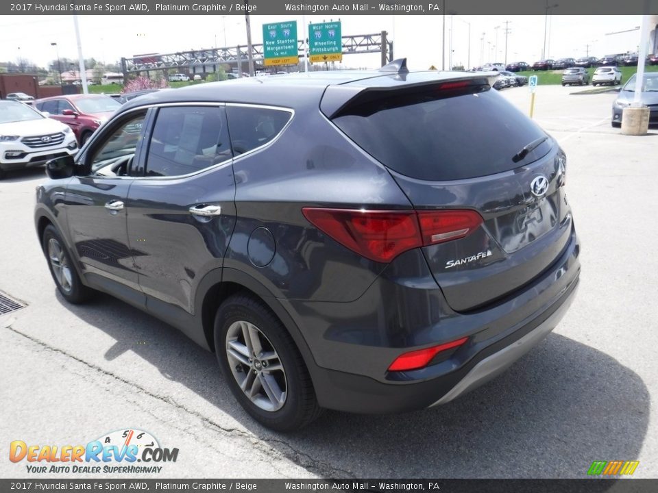 2017 Hyundai Santa Fe Sport AWD Platinum Graphite / Beige Photo #7