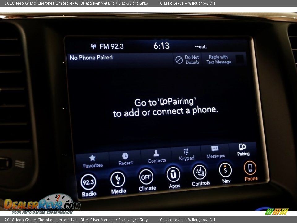 2018 Jeep Grand Cherokee Limited 4x4 Billet Silver Metallic / Black/Light Gray Photo #19