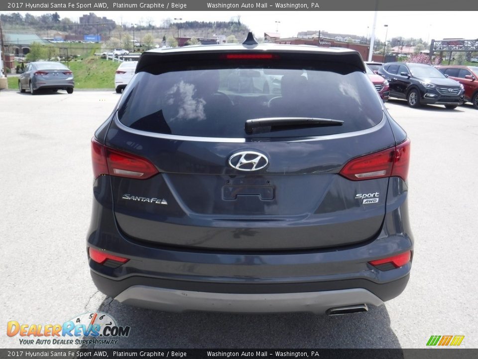 2017 Hyundai Santa Fe Sport AWD Platinum Graphite / Beige Photo #8