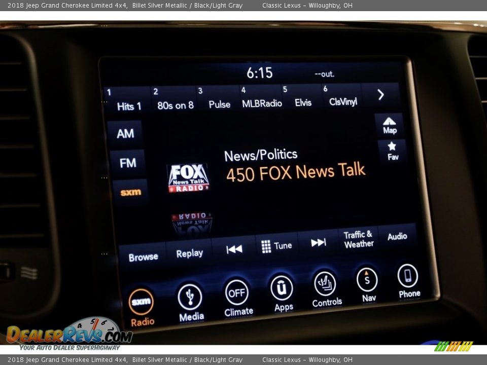 2018 Jeep Grand Cherokee Limited 4x4 Billet Silver Metallic / Black/Light Gray Photo #20