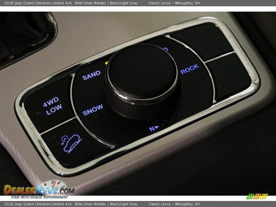 2018 Jeep Grand Cherokee Limited 4x4 Billet Silver Metallic / Black/Light Gray Photo #24