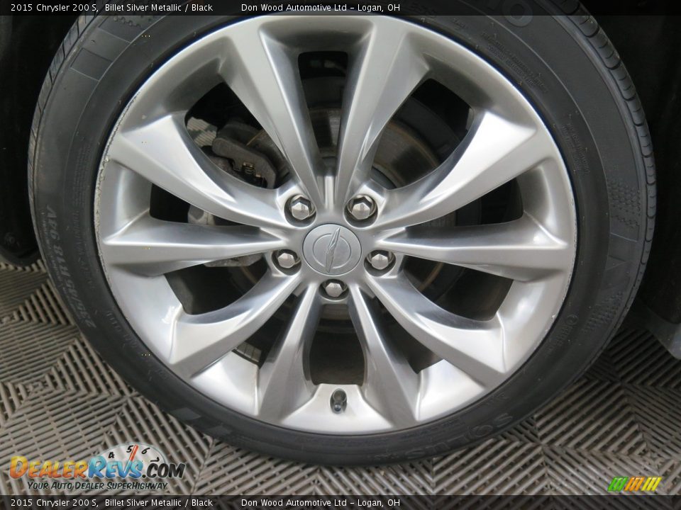2015 Chrysler 200 S Billet Silver Metallic / Black Photo #22