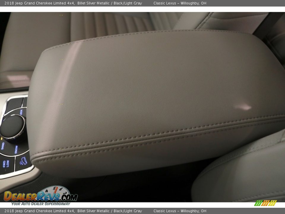 2018 Jeep Grand Cherokee Limited 4x4 Billet Silver Metallic / Black/Light Gray Photo #25