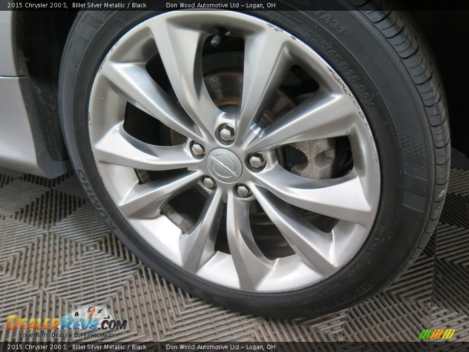 2015 Chrysler 200 S Billet Silver Metallic / Black Photo #23