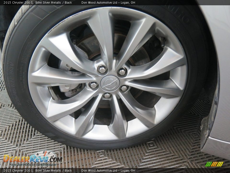 2015 Chrysler 200 S Billet Silver Metallic / Black Photo #24