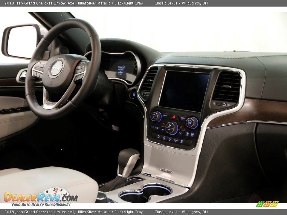 2018 Jeep Grand Cherokee Limited 4x4 Billet Silver Metallic / Black/Light Gray Photo #27