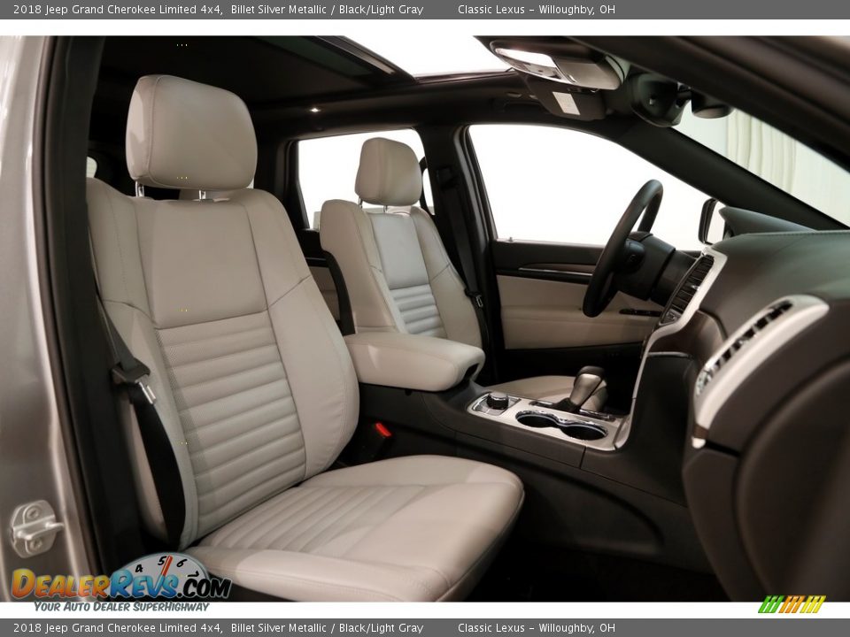 2018 Jeep Grand Cherokee Limited 4x4 Billet Silver Metallic / Black/Light Gray Photo #28