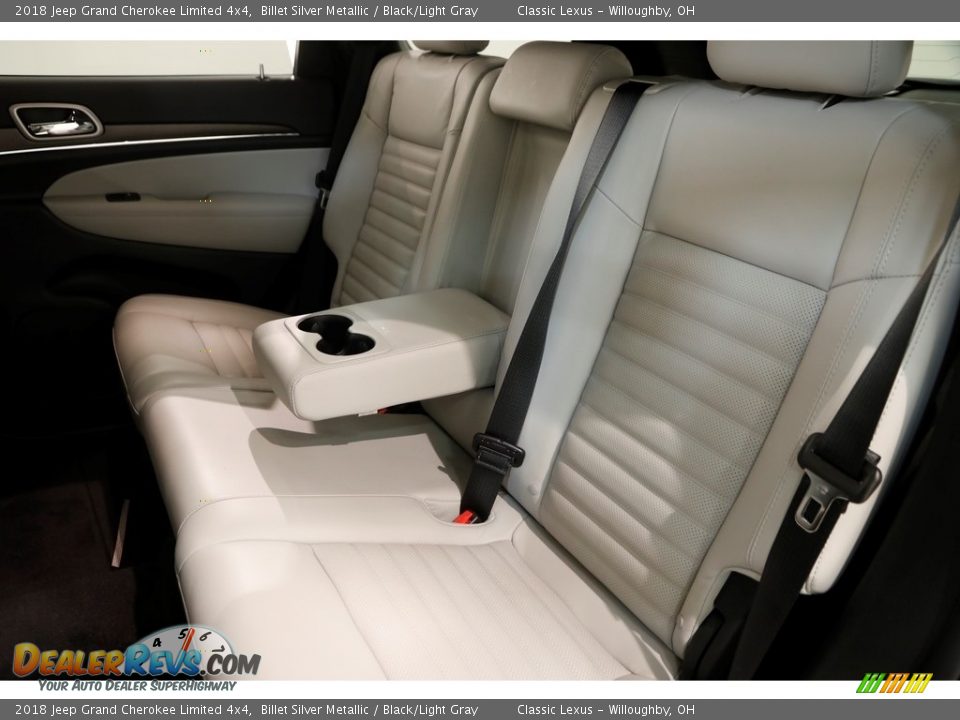 2018 Jeep Grand Cherokee Limited 4x4 Billet Silver Metallic / Black/Light Gray Photo #31