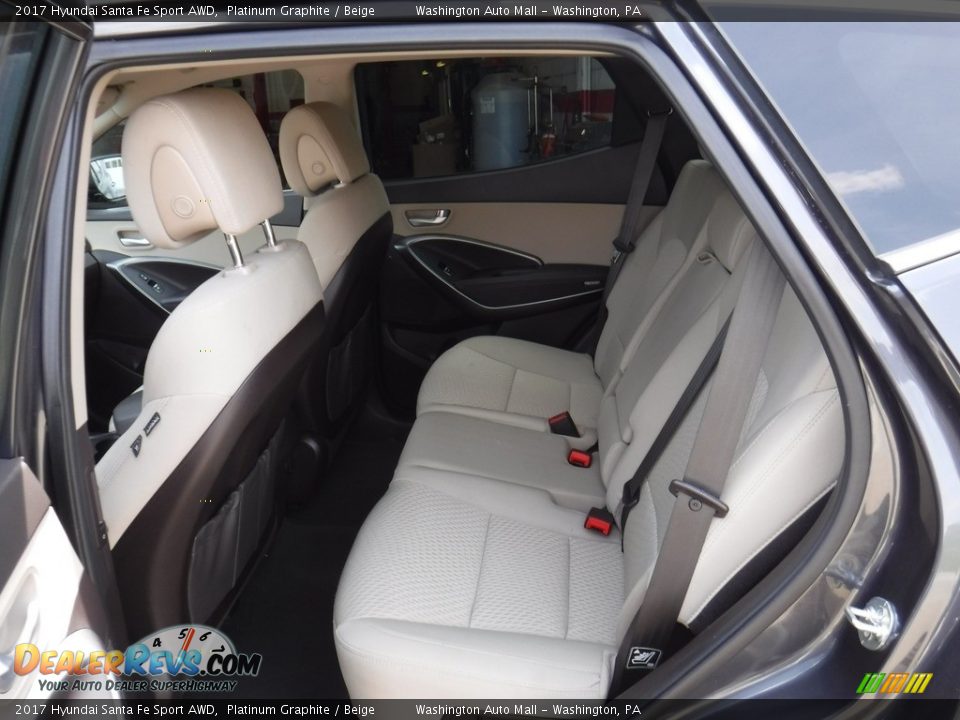 2017 Hyundai Santa Fe Sport AWD Platinum Graphite / Beige Photo #20