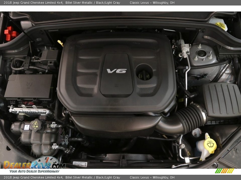 2018 Jeep Grand Cherokee Limited 4x4 Billet Silver Metallic / Black/Light Gray Photo #35