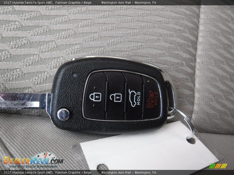 2017 Hyundai Santa Fe Sport AWD Platinum Graphite / Beige Photo #22