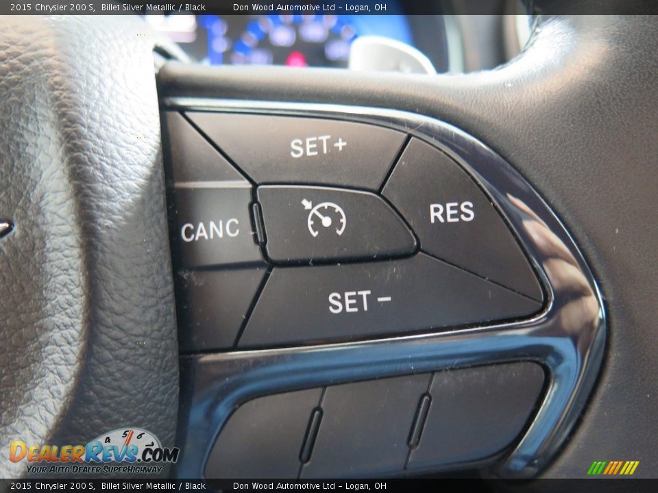 2015 Chrysler 200 S Billet Silver Metallic / Black Photo #35