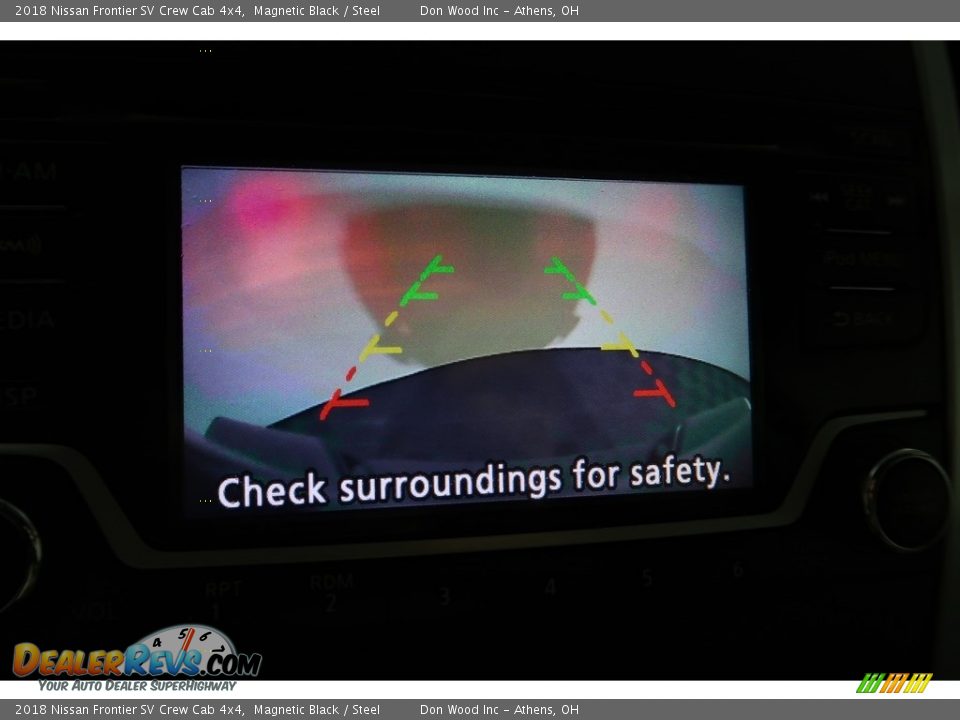 2018 Nissan Frontier SV Crew Cab 4x4 Magnetic Black / Steel Photo #2