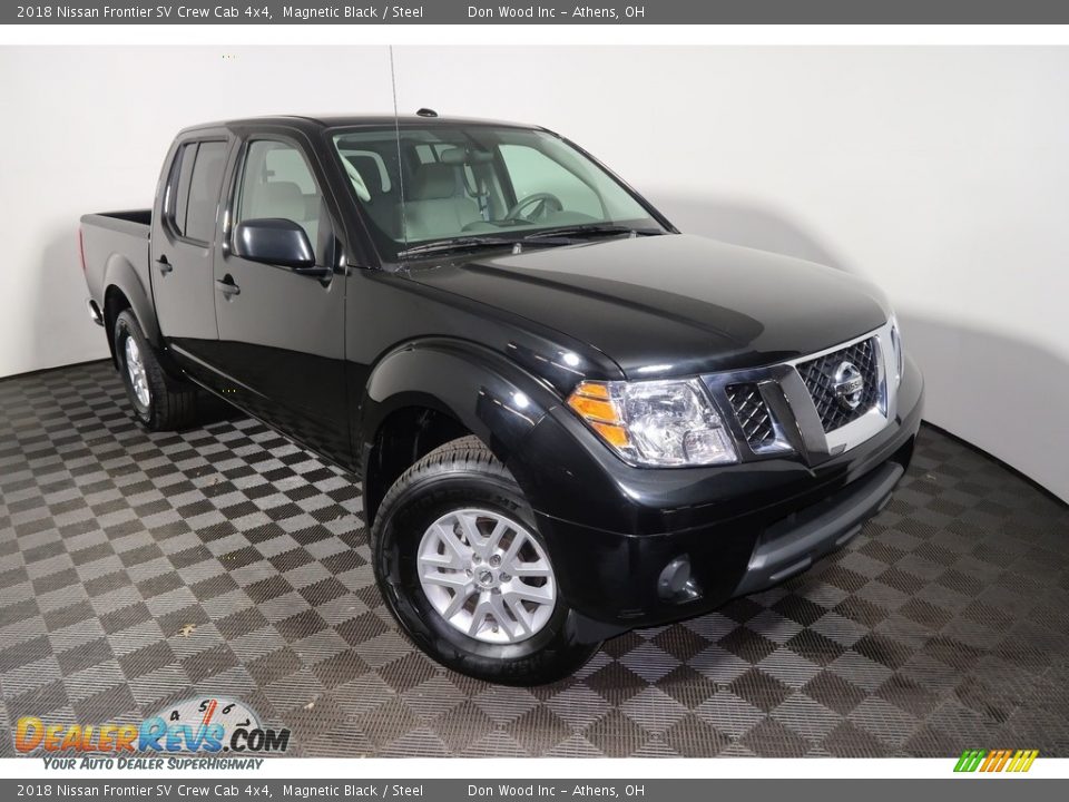2018 Nissan Frontier SV Crew Cab 4x4 Magnetic Black / Steel Photo #4