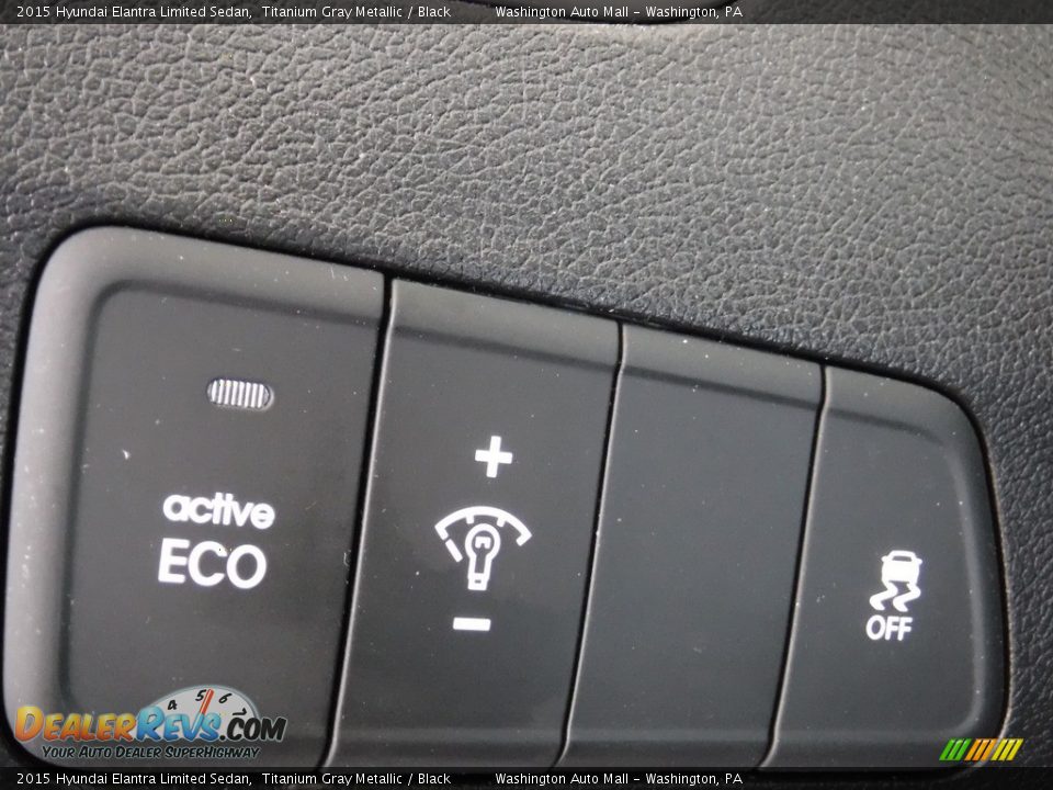 2015 Hyundai Elantra Limited Sedan Titanium Gray Metallic / Black Photo #11