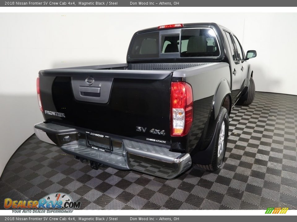 2018 Nissan Frontier SV Crew Cab 4x4 Magnetic Black / Steel Photo #12