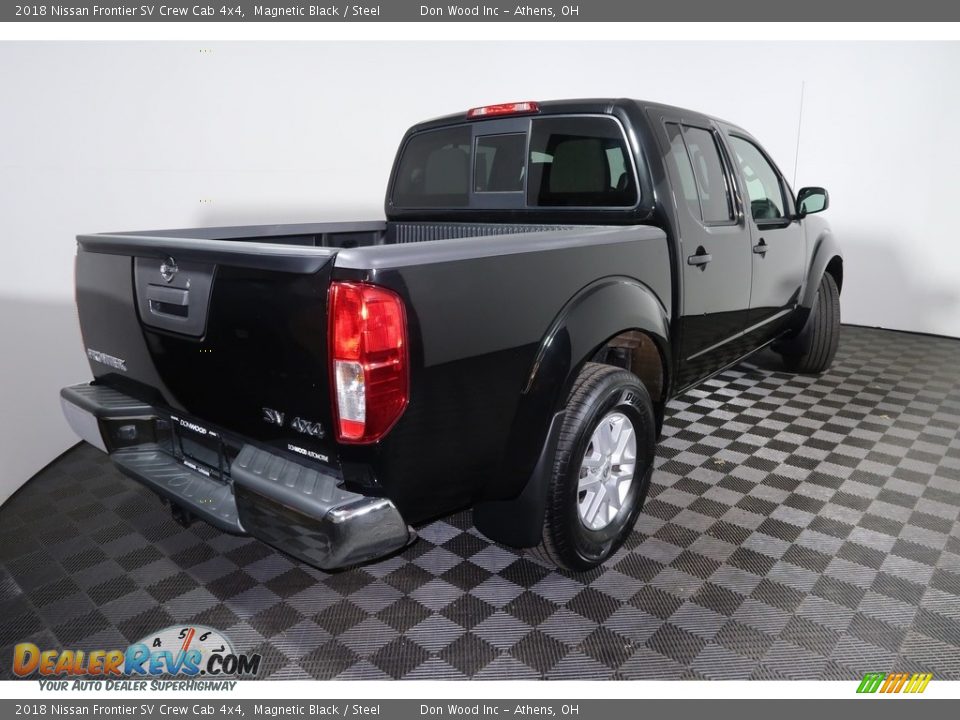 2018 Nissan Frontier SV Crew Cab 4x4 Magnetic Black / Steel Photo #13
