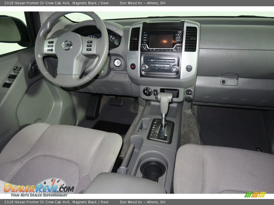 2018 Nissan Frontier SV Crew Cab 4x4 Magnetic Black / Steel Photo #14