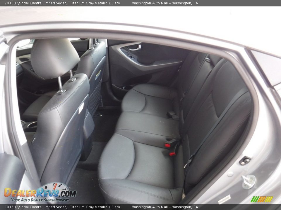 2015 Hyundai Elantra Limited Sedan Titanium Gray Metallic / Black Photo #21