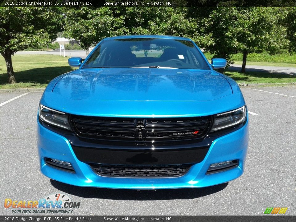 2018 Dodge Charger R/T B5 Blue Pearl / Black Photo #3