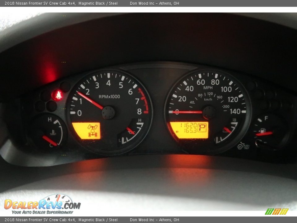 2018 Nissan Frontier SV Crew Cab 4x4 Magnetic Black / Steel Photo #16